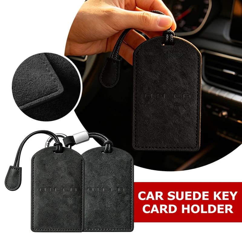 For Seat Suede Leather Car Logo NFC Card Key Case Cover Shell Accessories Leon Ateca Arona Ibiza Altea Cupra Formentor Ateca