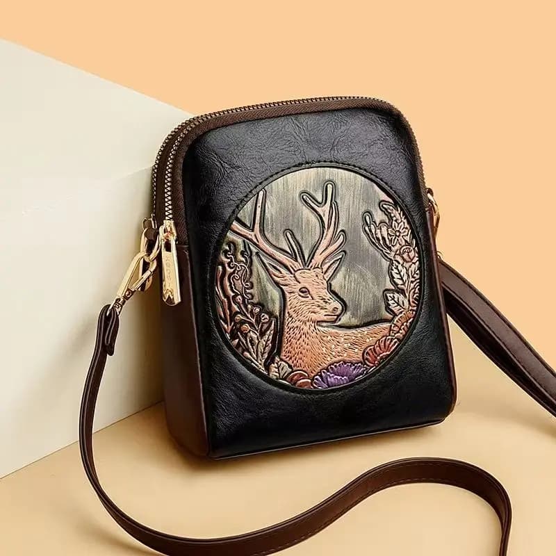 Borsa piccola verticale, borsa per cellulare alla moda, borsa per il cambio ampia, borsa a tracolla a spalla singola per lo shopping all'aperto