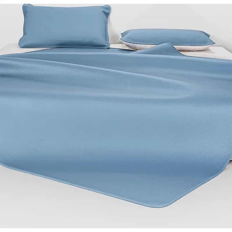 Cowhide mat top layer, water mat summer solid color leather