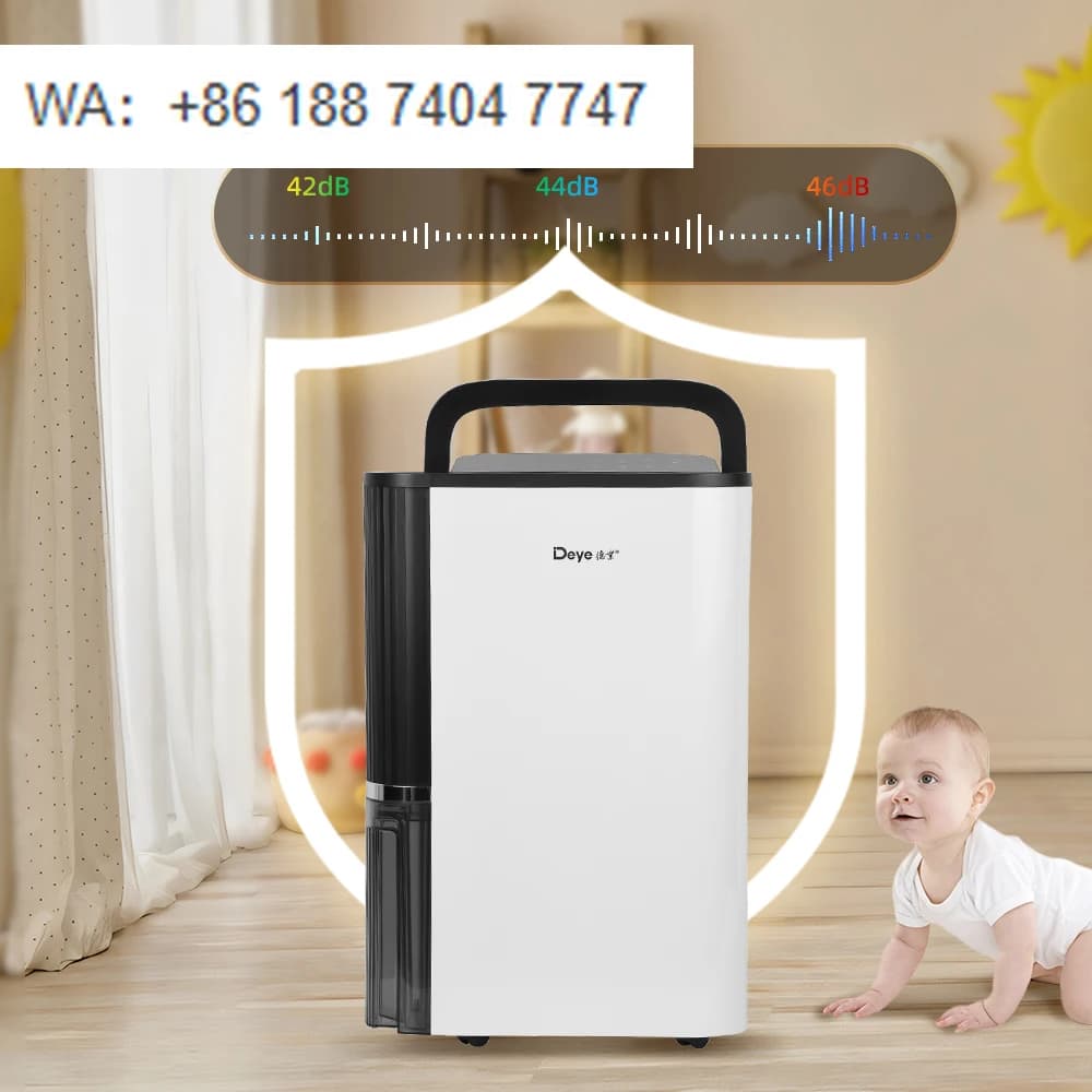 Deye DYD-T23A Nuovo Purificatore d'Aria Intelligente con Wifi, Deumidificatore Commerciale Facilmente Trasportabile per Casa