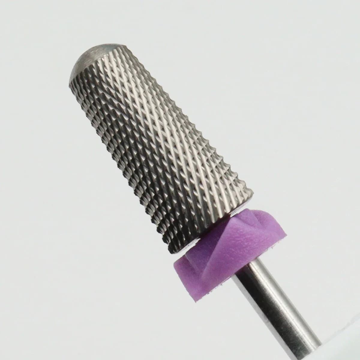 Punta da trapano per unghie in metallo duro con denti a croce rotondi a cono, trapani elettrici per manicure, fresa, apparecchio per bava, punte per lime per unghie