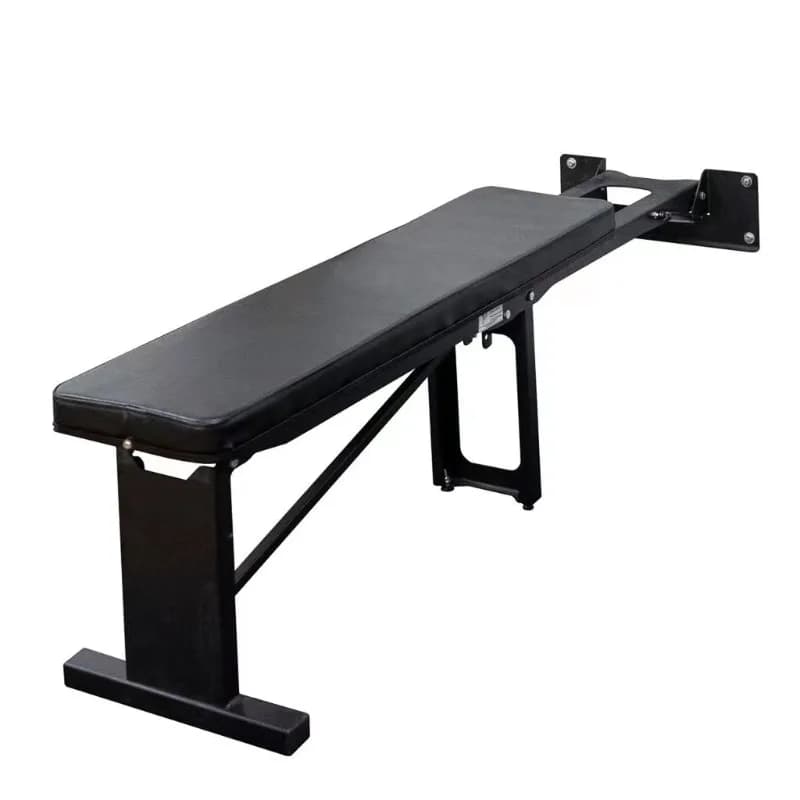Wall-mounted Foldable Bench Press Bench Gym Dumbbell Bench Fitness Bench Folds Away for Space-saving Storage