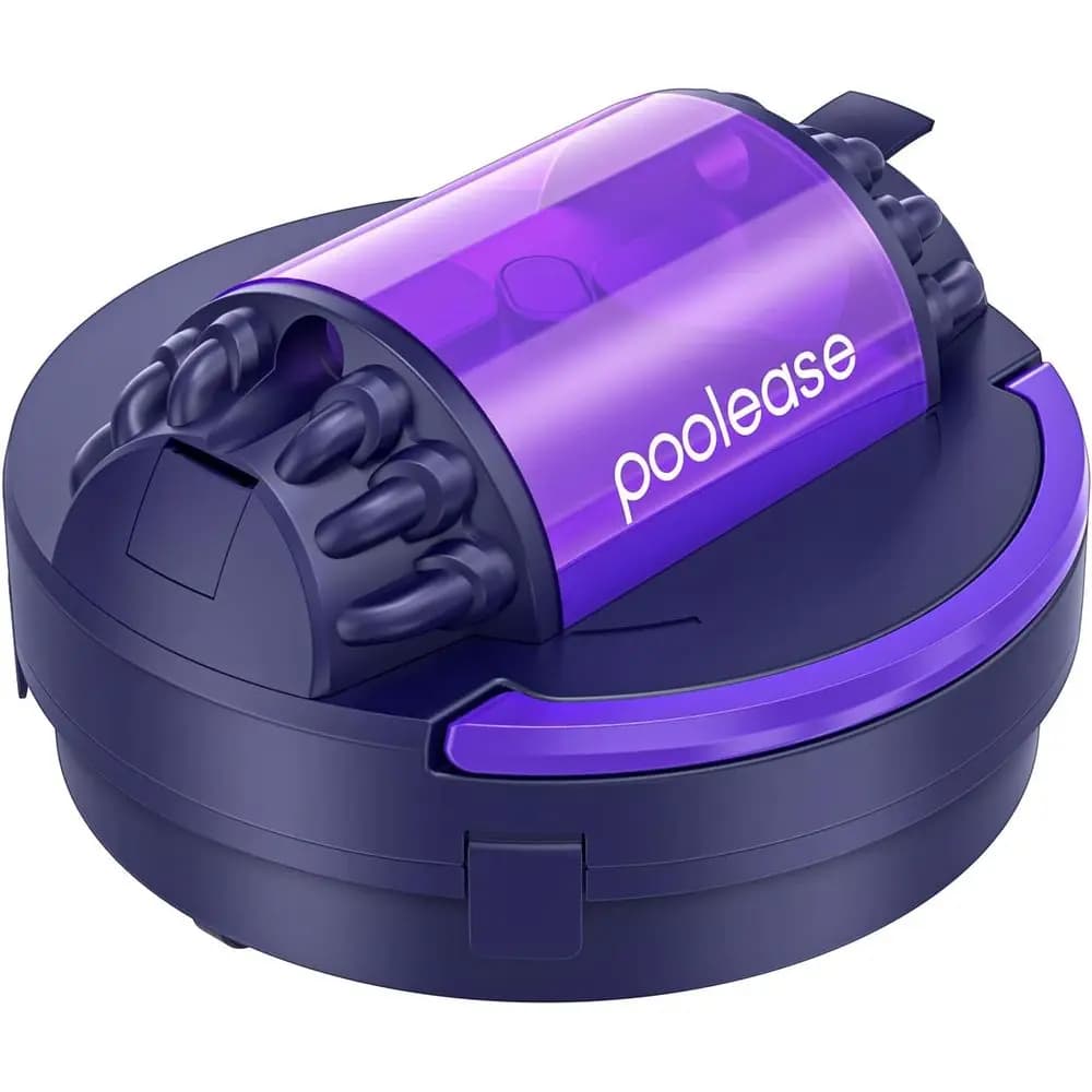 Robot Pulitore Automatico per Piscine, Doppio Motore 45W, Adatto per Piscine Fuori Terra e Interrate, Capacità Rifiuti 2L