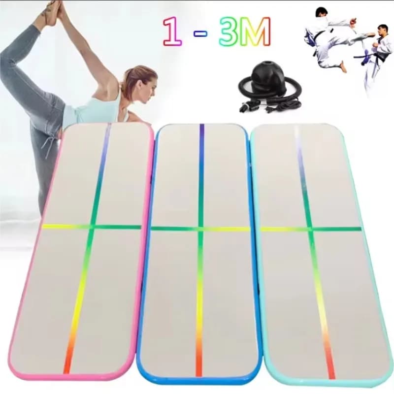 Hot Sale Inflatable Gym Mat Air Track for Gymnastics Mat Yoga Mat Wear Resistant Inflatable Wrestling Mat Home Training