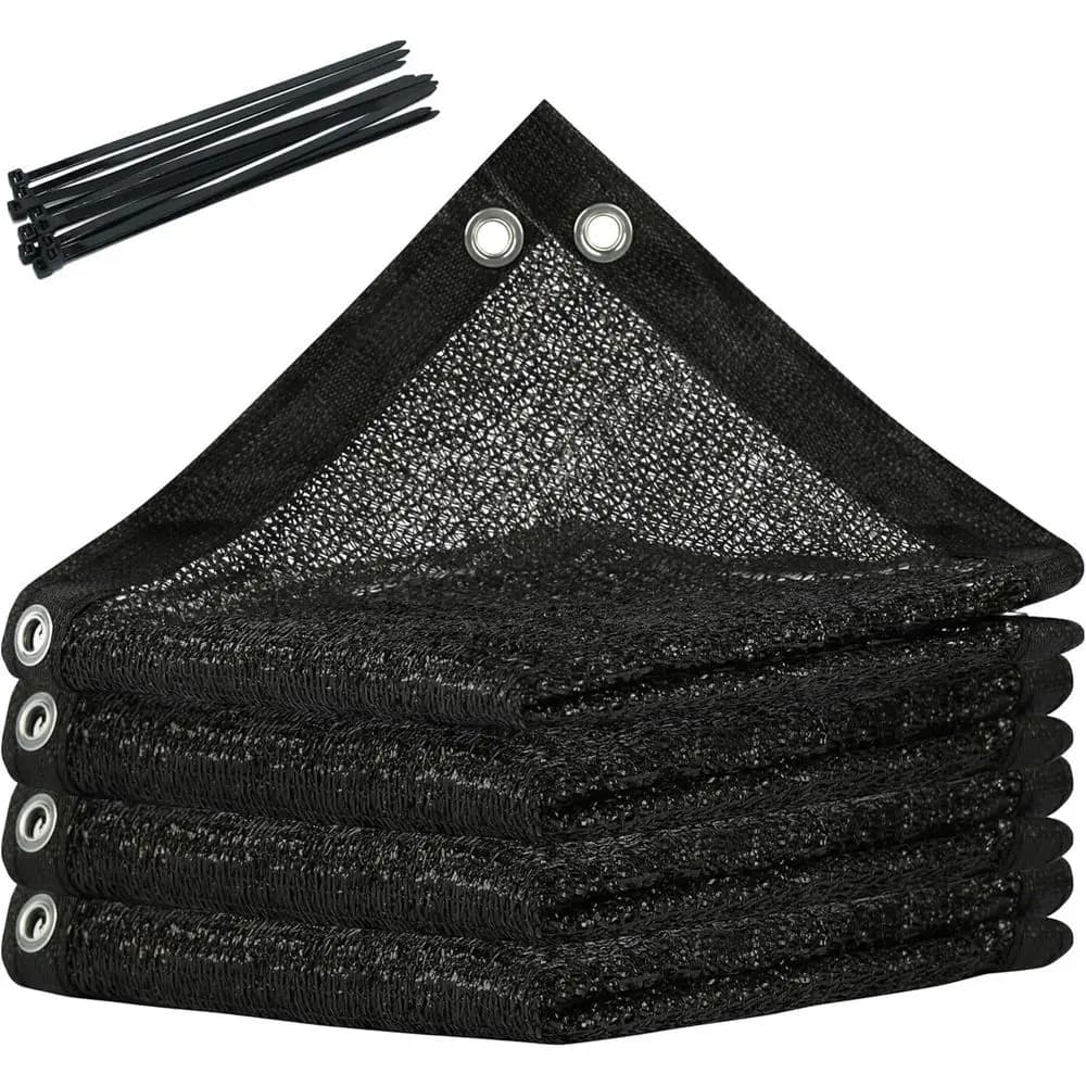 Telo Ombreggiante per Cani da Esterno su Misura 6x18ft con Occhielli e Fascette, Rete Anti-UV per Giardino, Carport o Pollaio