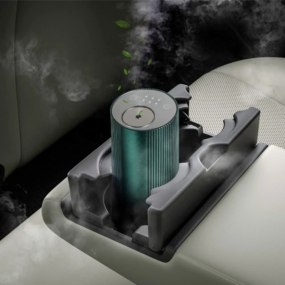 Diffusore di aromi elettrico con funzione timer, deodorante per ambienti domestici, profumatore per auto, diffusore di oli essenziali automatico.