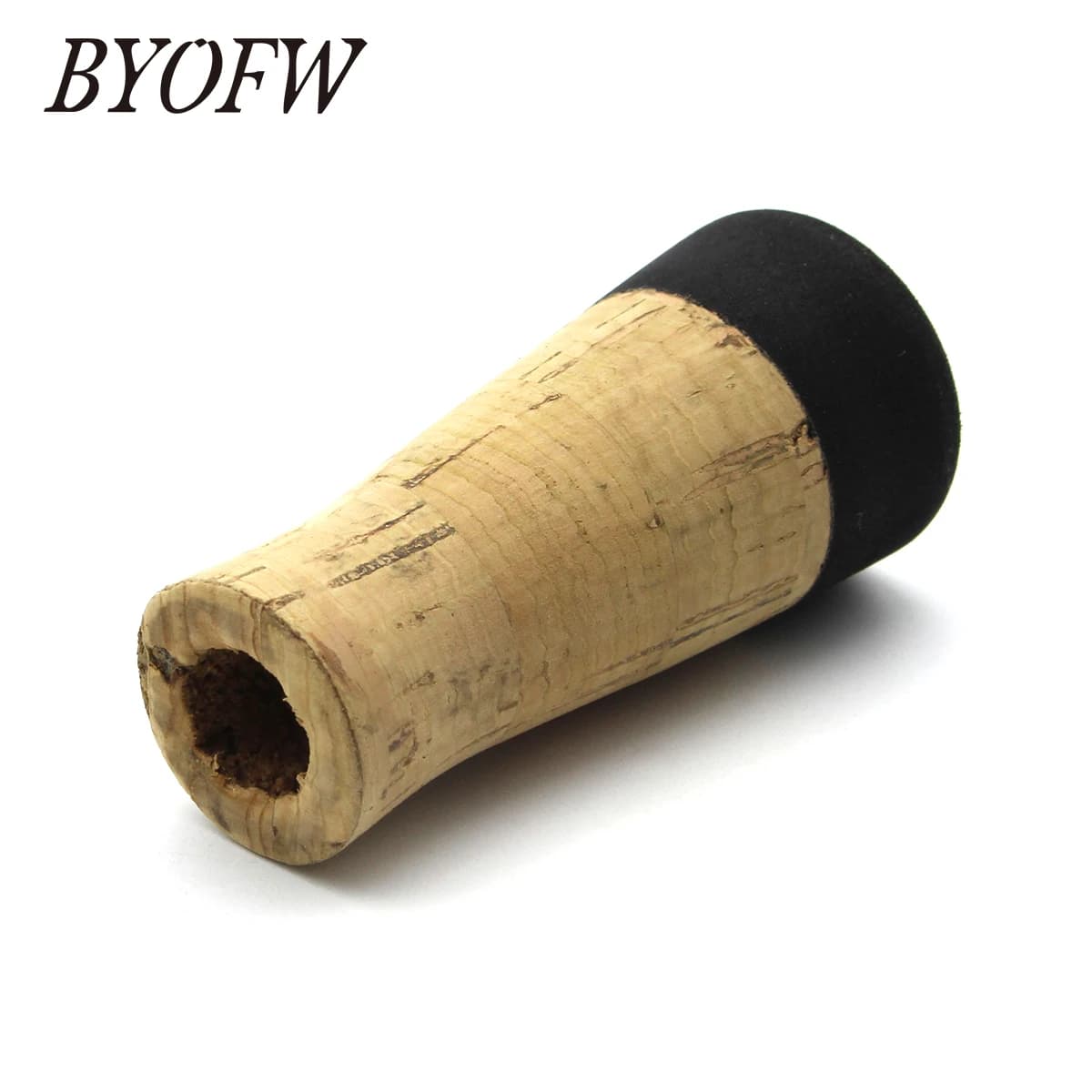 BYOFW 1 PC composito impugnatura in sughero maniglia per canna da pesca sezione di testa fai da te per Pole Building sostituzione o riparazione componente affrontare