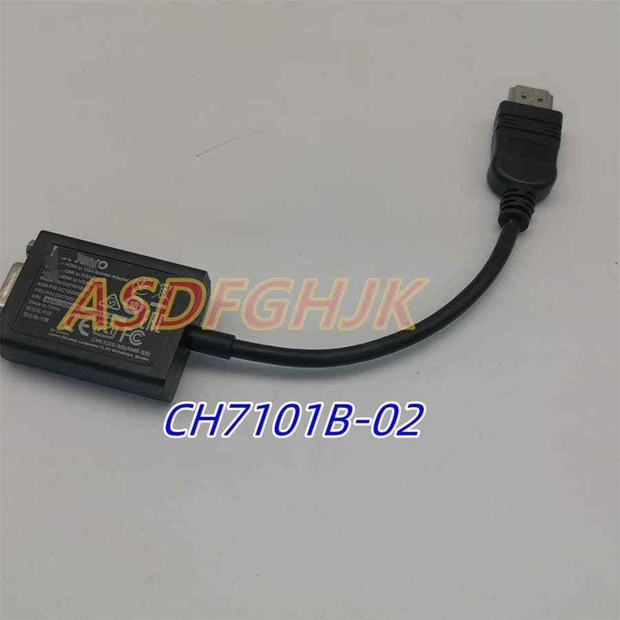 Per Lenovo Per ThinkPad Adattatore monitor da HDMI a VGA 03X7583 CH7101B-02 SC10Q98213 Spedizione gratuita