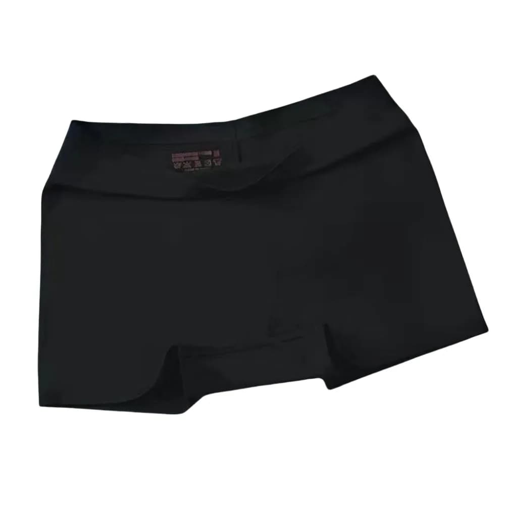 Pantaloni di sicurezza Mutandine di seta di ghiaccio estive Slip sottili senza cuciture in seta di ghiaccio a vita media Lingerie Mutande boxer da donna