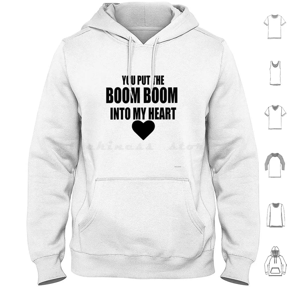 Boom Boom Wham! Hoodie Cotton Long Sleeve Wham George Michael Apron Shower Curtain Top V Sweater Ladies Mens Cup