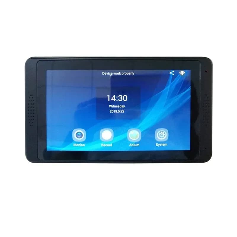 Monitor da 7'' Sistema videocitofonico Wi-Fi cablato, telecamera IR, serratura elettrica, uscita, controllo APP, kit campanello videocitofono