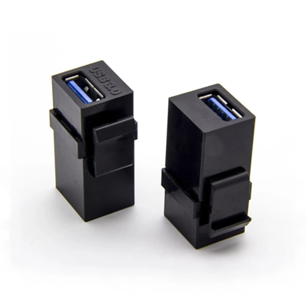 Cavo convertitore USB 3.0 Splitter da femmina a femmina AF Modulo ad alta velocità Adattatore per trasferimento dati Spina di ricarica per PC portatile