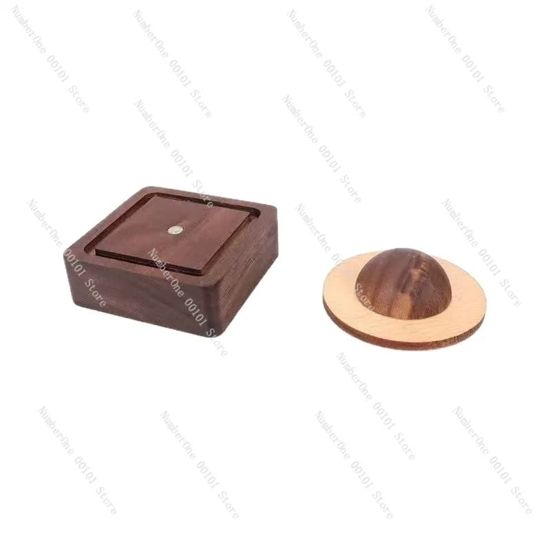 Diffusore creativo Black Walnut Planet, diffusore per ornamenti per auto per interni, diffusore di oli essenziali in legno realizzato a mano, unico ed elegante