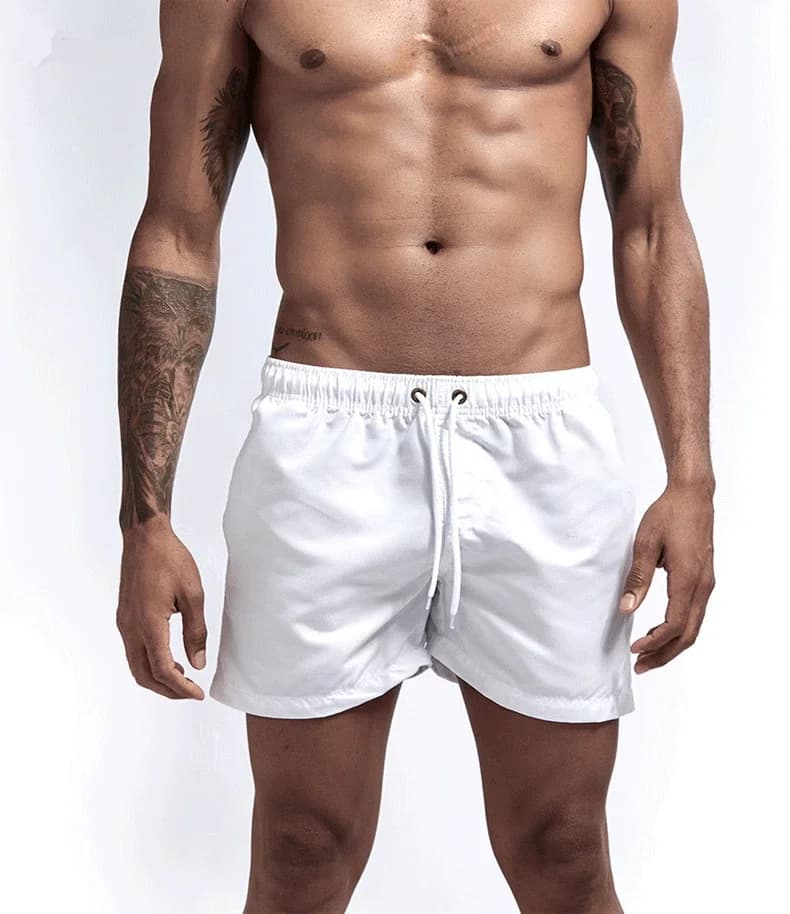 Men's Bath Shorts Swimwear Swimwear Shorts Fast Drying Swimwear Breathable swimsuit with drawstring pockets for surfing on summer beach