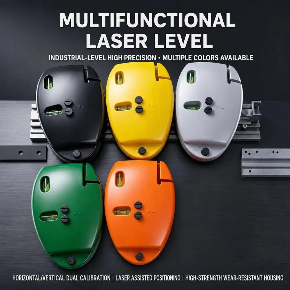 Pocket Laser Leveler Magnetic Mount Projector for Hanging Frames Shelves Tiling Tool