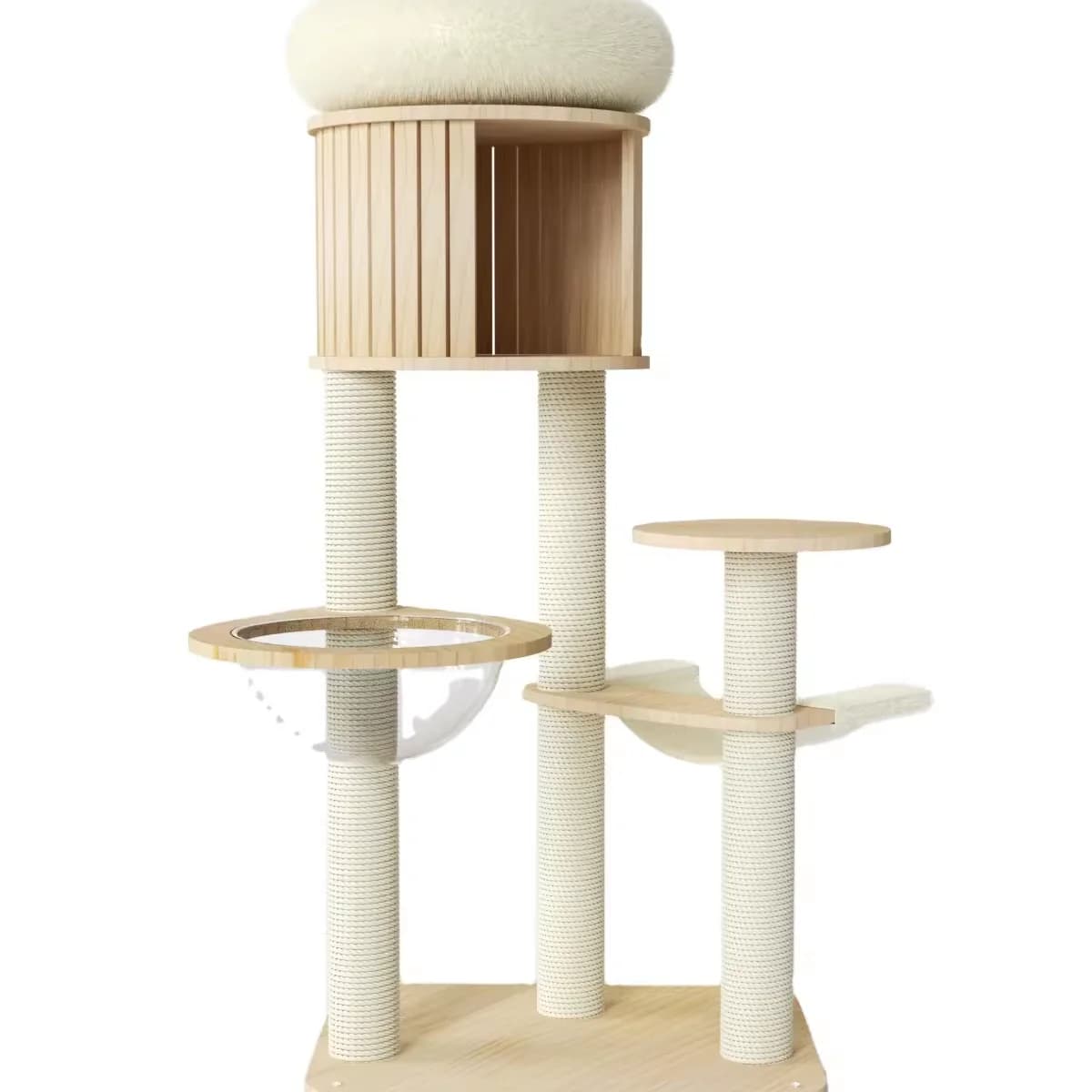 Pet Furniture Factory Wholesale Pet Cat Tower Toys Cat Scratcher Tree House Tower