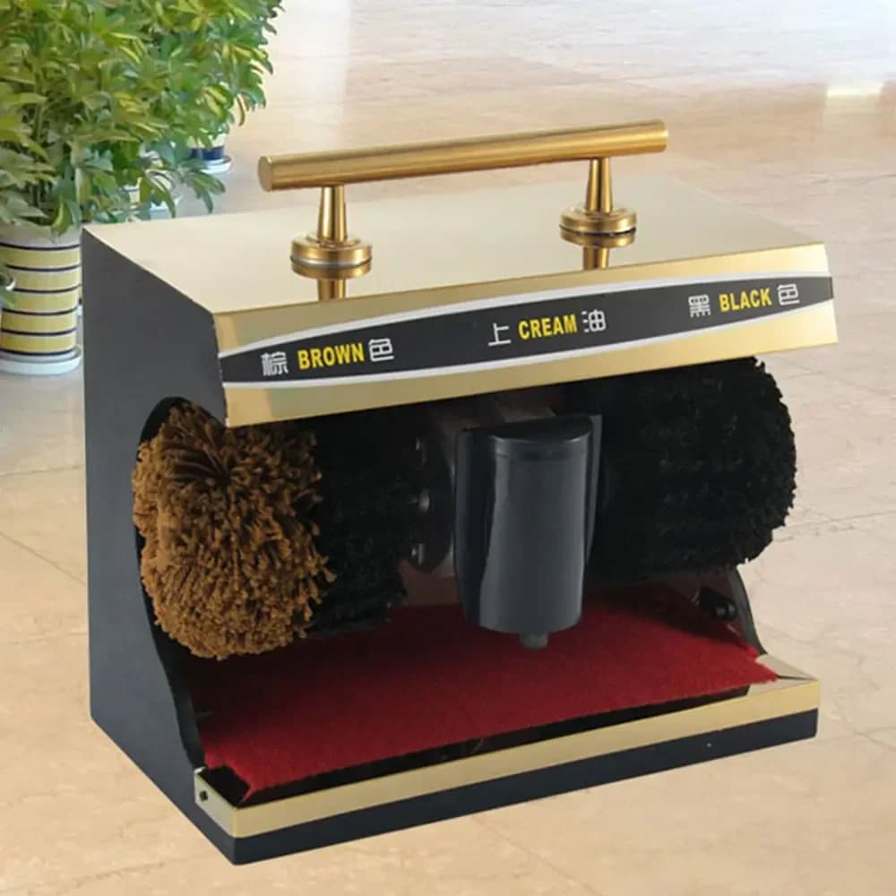 L1218 Lucidatore per scarpe in pelle per hotel Lucidatore per scarpe completamente automatico Spazzolatura per scarpe elettrica a infrarossi Poshing Machine Detergente per scarpe Ma