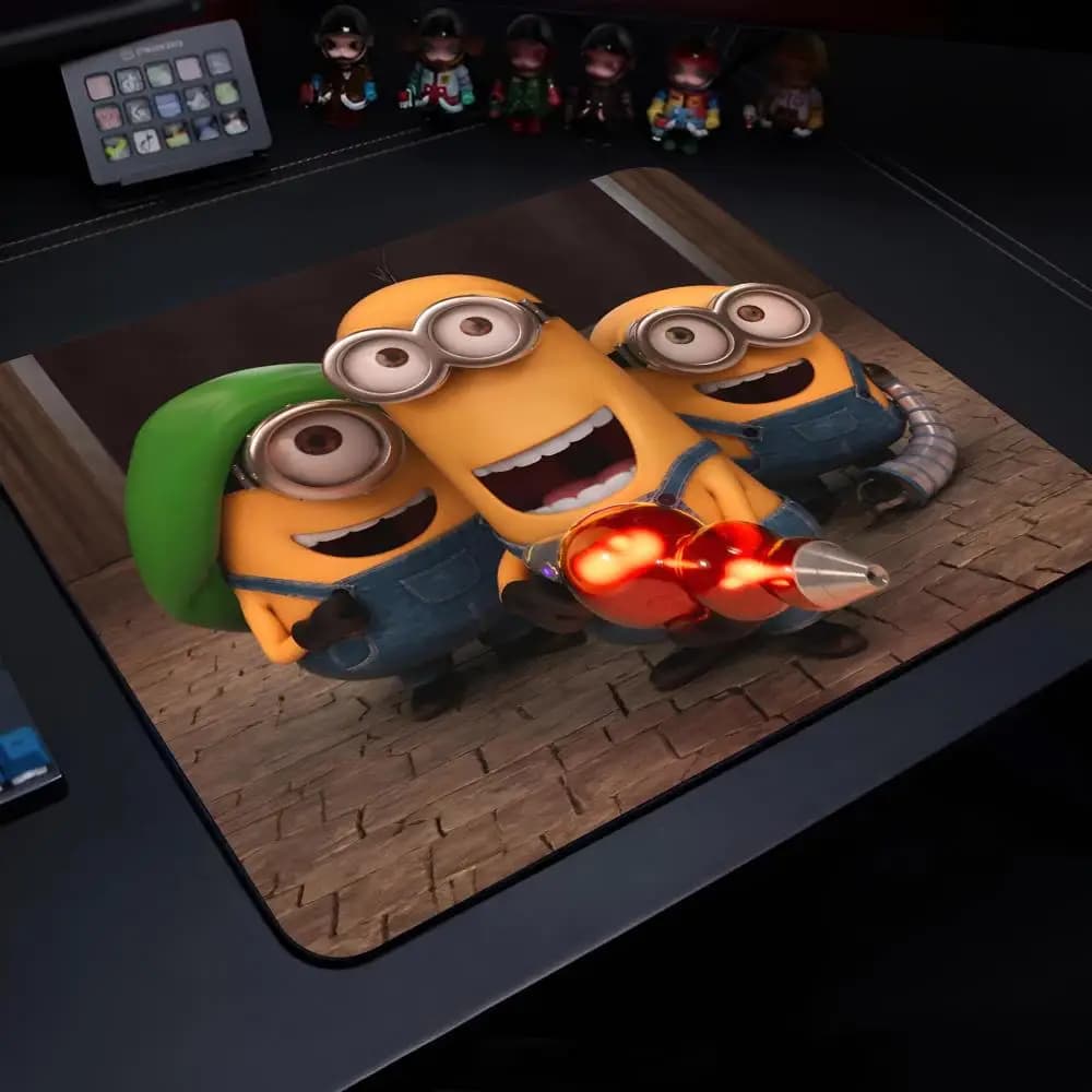 M-Minion Mouse Pad Gaming Laptops Keyboard Mat Deskmat Pc Accessories Desk Protector Mousepad Gamer Mats Anime Mause Pads