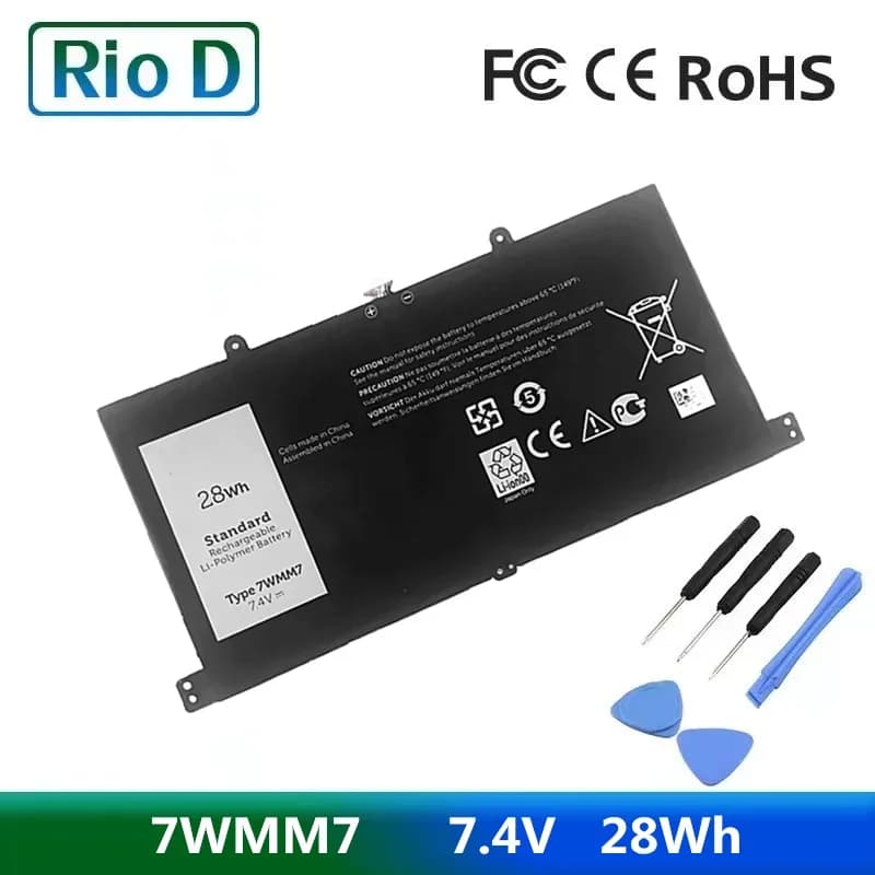 Nuova batteria per laptop 7WMM7 Tablet CFC6C per tastiera DELL Venue 11 Pro Dock D1R74 7WMM7 7.4V 28WH