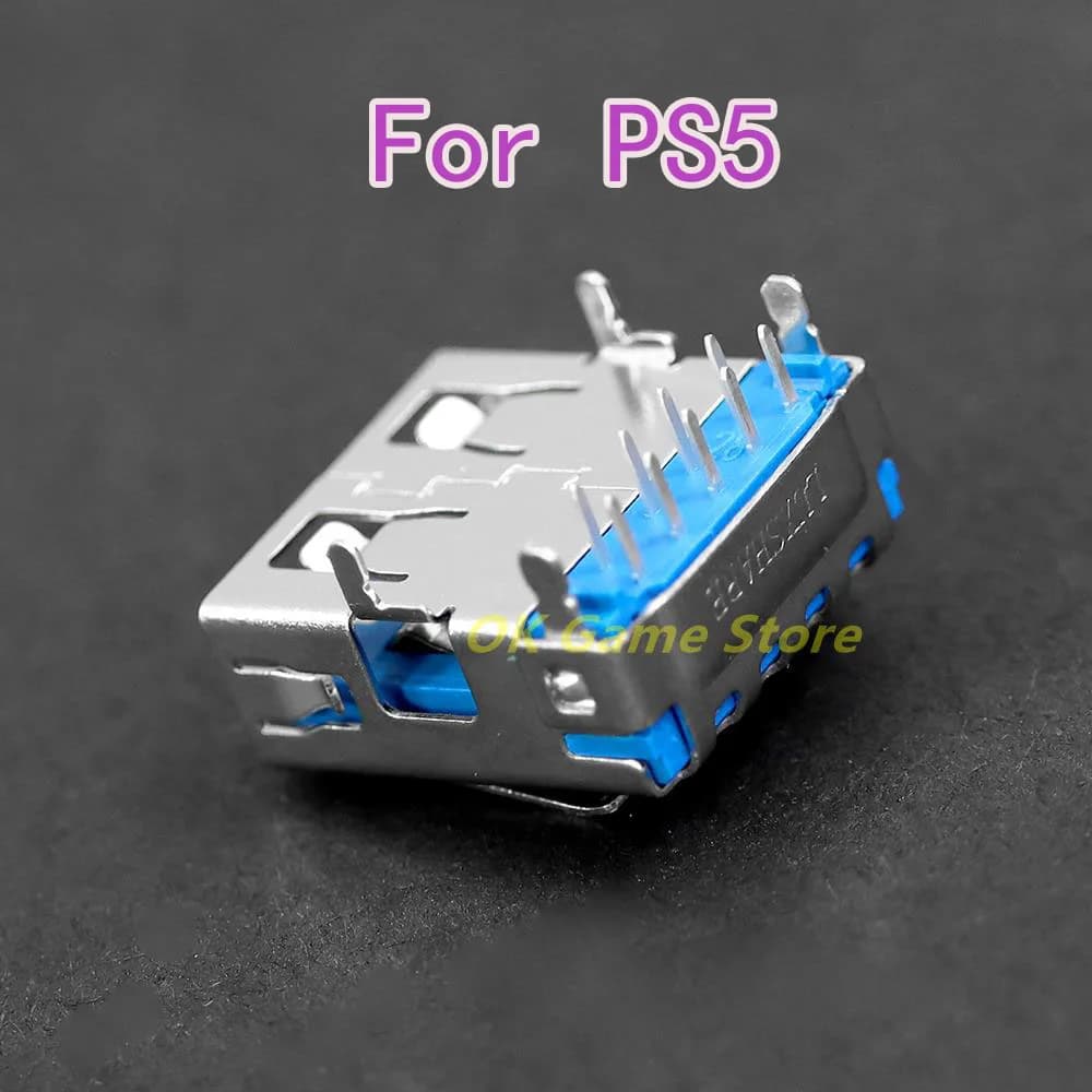 Connettore USB 3.2 per PS5, Porta Video TV, Presa Jack per Console Playstation 5, Parti di Ricambio e Accessori