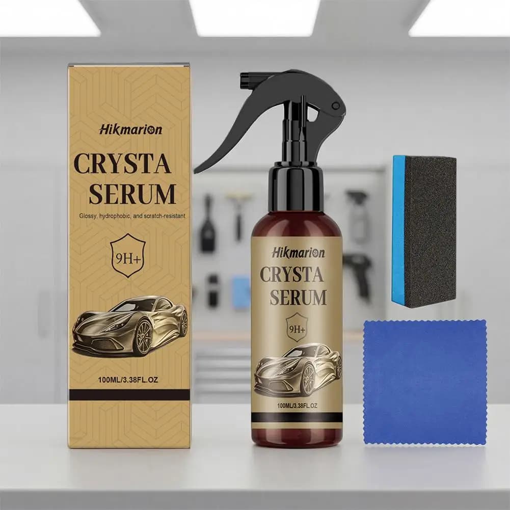 9H+ Car Ceramic Coating 100ml Liquid Nano Crystal Serum Polishing Wax Anti-corrosion Waterproof Auto Detailing Paint Protection
