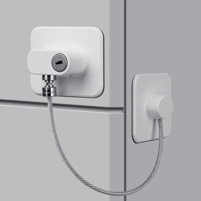 Serratura di sicurezza per bambini per bambini Finestra Frigorifero Apertura Cavo di sicurezza Serratura per porta per bambini Protezione di sicurezza Protezione Sicurezza dei bambini