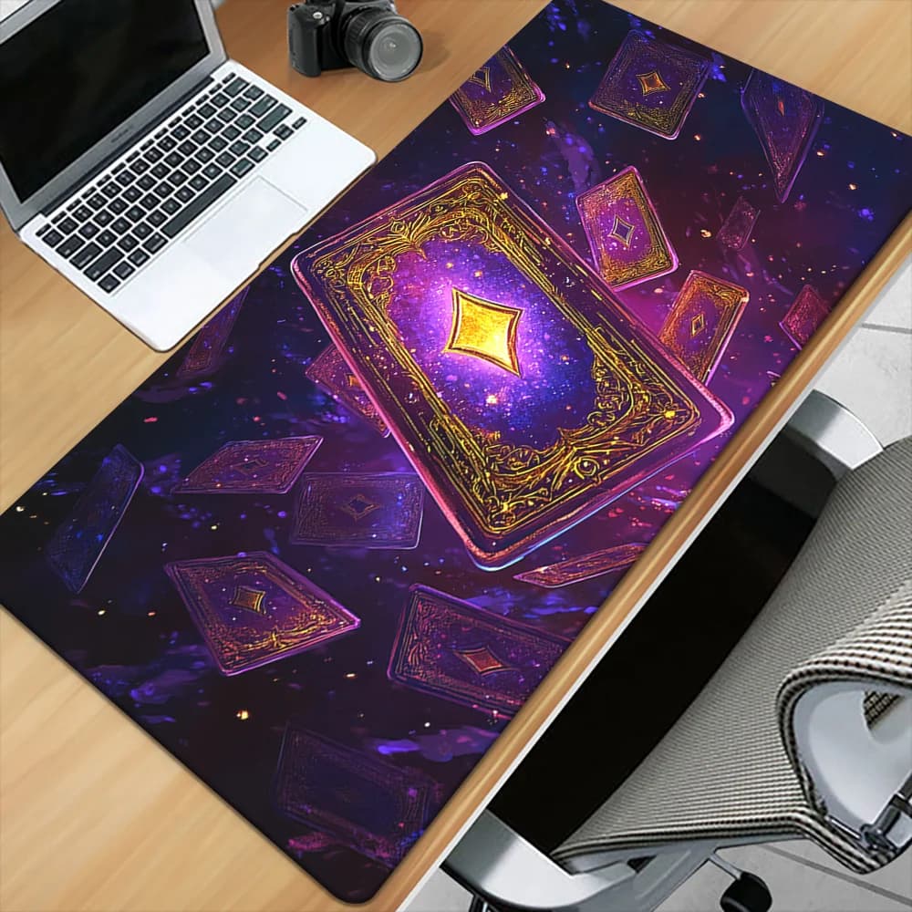 Tappetino da Gaming XXL, Mousepad con Superficie in Tessuto e Base Antiscivolo in Gomma per PC, Laptop, Tastiera, Protezione Scrivania