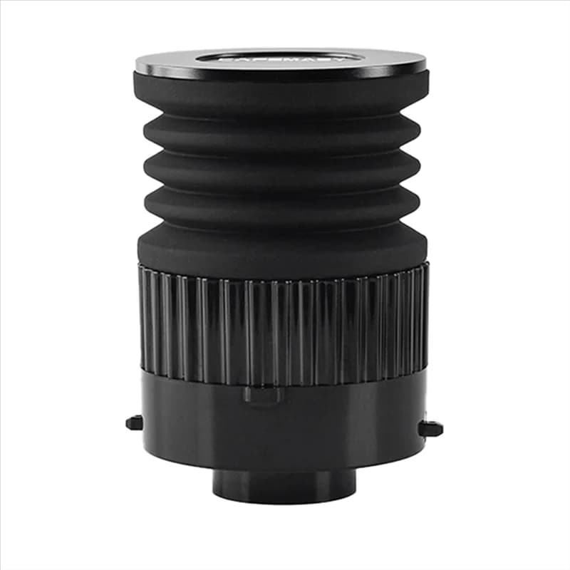 A98I-Suitable for Breville Blowing Powder Bin Coffee Grinder Air Blowing Bean Bin Dosage Hopper with Bellows (Metal Cover)