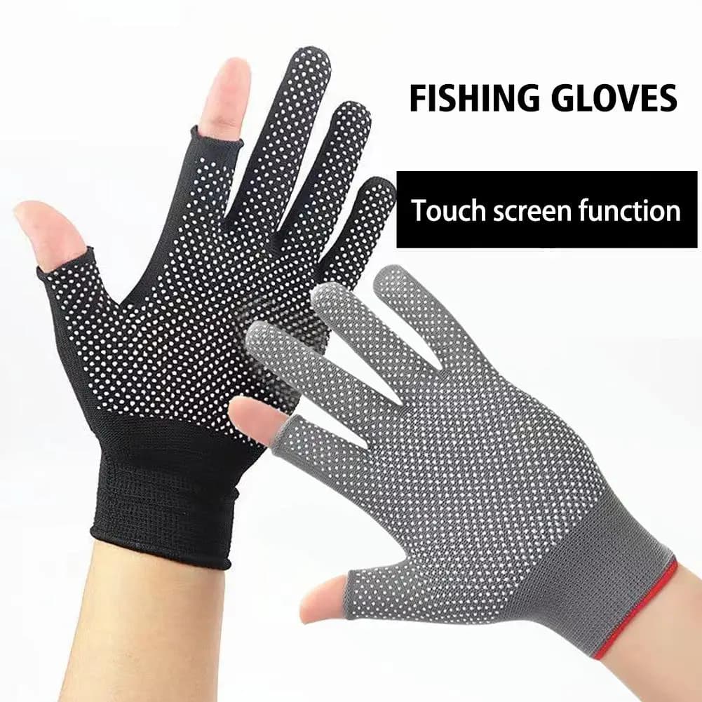 1 paio di guanti da ciclismo antiscivolo con touchscreen, guanti mezze dita in nylon, estivi, per fitness all'aperto, traspiranti, da moto