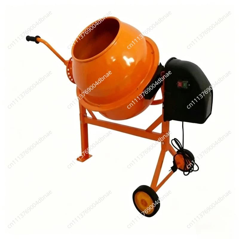 63L Concrete Mixer Multifunctional Electric Vertical Blender Household Feed Construction Cement Mortar Industry Mixing Equipment