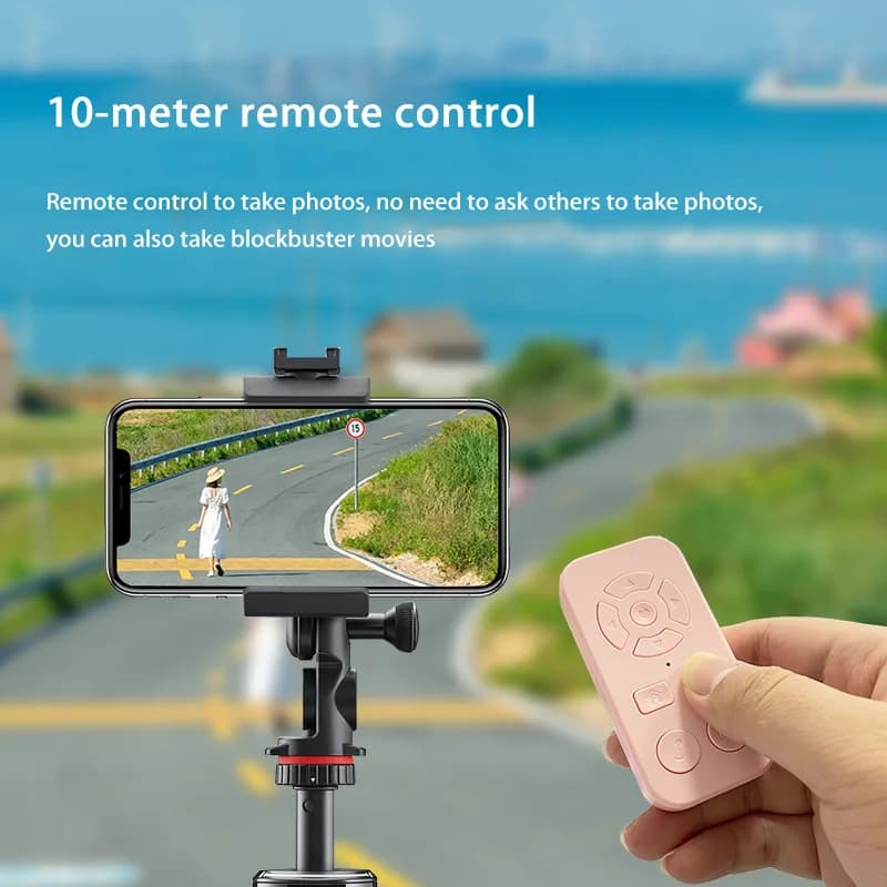 Telecomando Bluetooth per telefono cellulare per IPhone Samsung Telefono Android Telecomando universale Selfie Stick Controller per fotocamera 2025