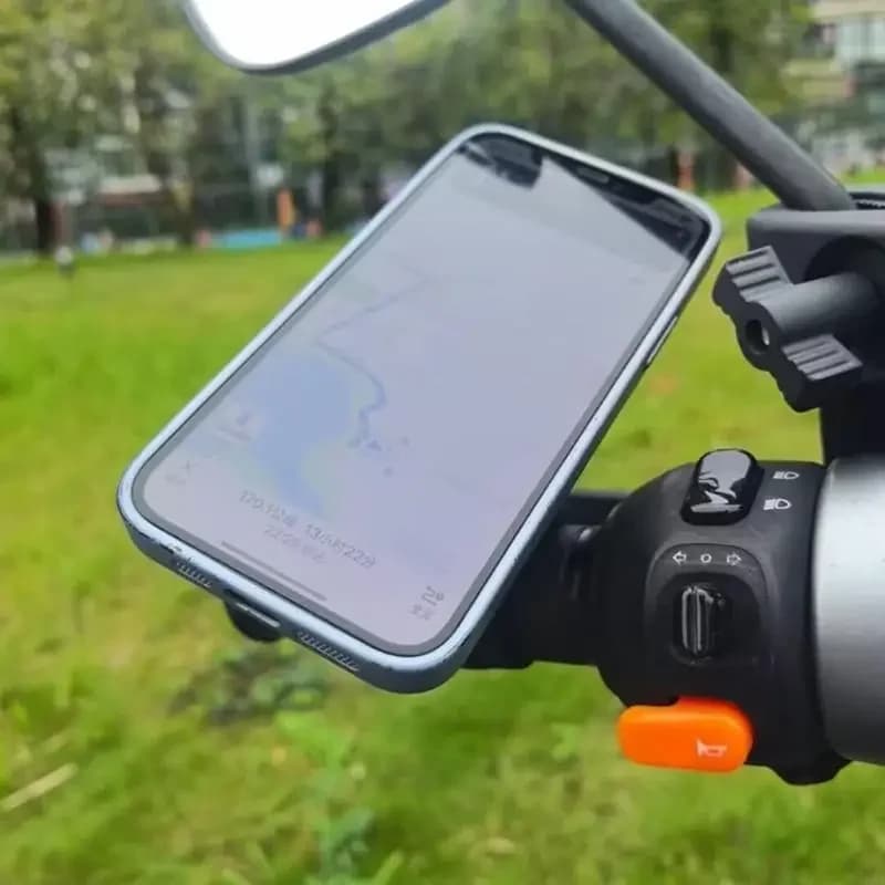 360 Supporto per telefono per regolabile Attacco magnetico Supporto per manubrio Supporto per telefono magnetico per da