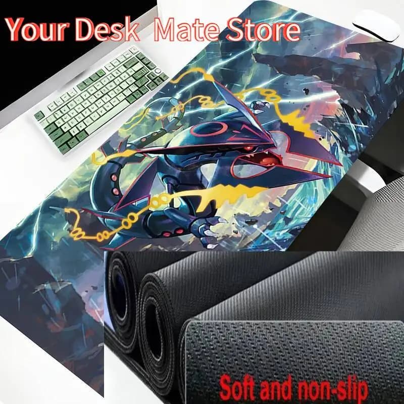 Anime Mouse Pad 900x400 Gaming R-Rayquazas Grande Mousepad Accessori per tastiera Tappetino da tavolo Tappetini per laptop da ufficio PC Gamer XXL Tappeto