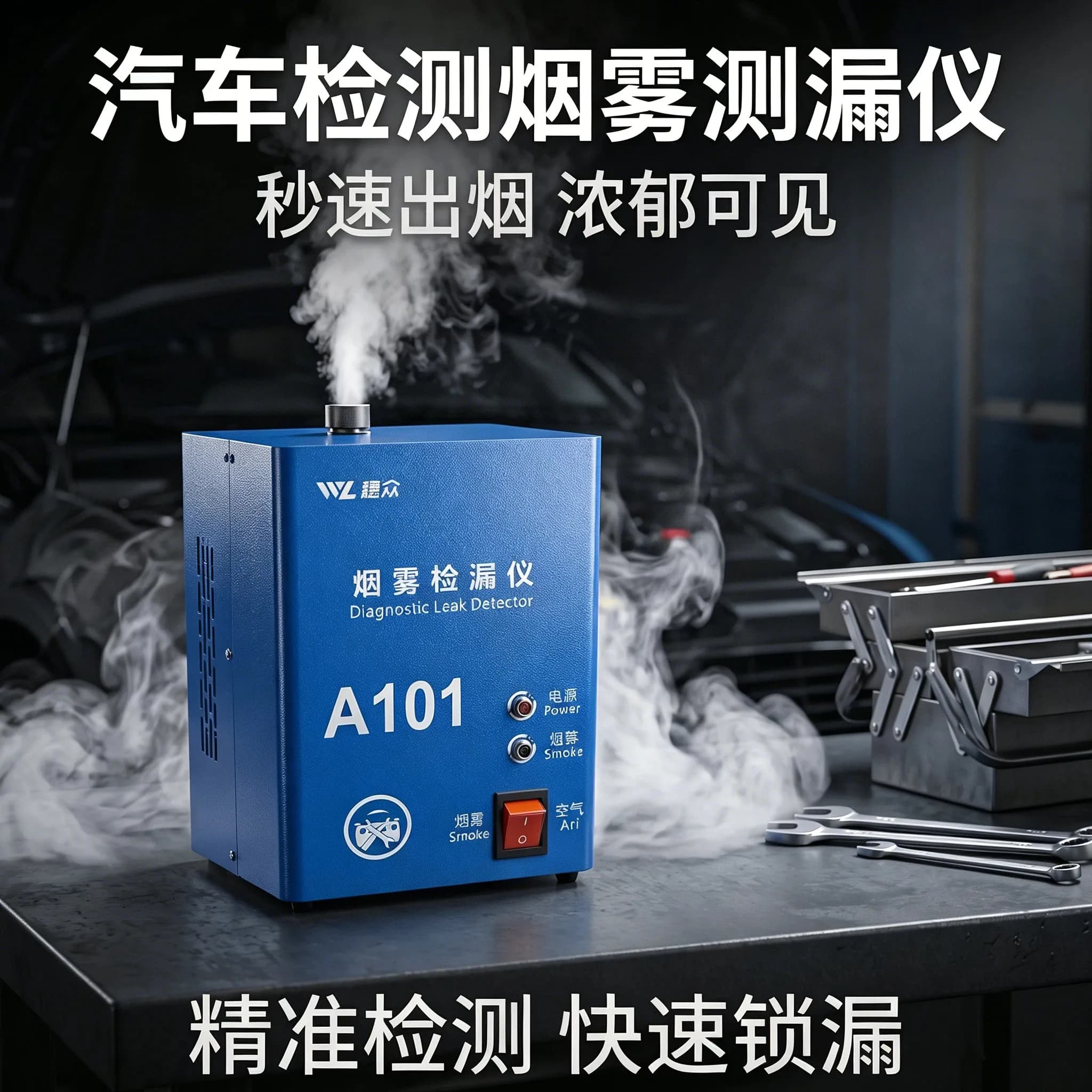 Smoke leak detector Intake and exhaust pipe EVAP leak detection Smoke leak detector
