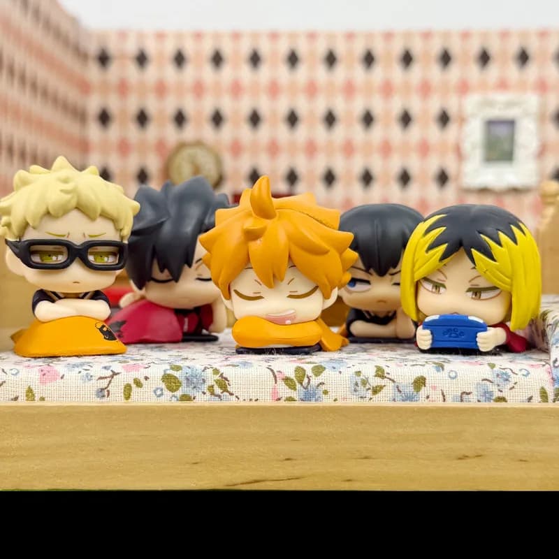 New Arrival: Action Figure Anime Volleyball Youth Sleeping Style - Blind Craft Box, Desk Ornament, Surprise Gift for Fans