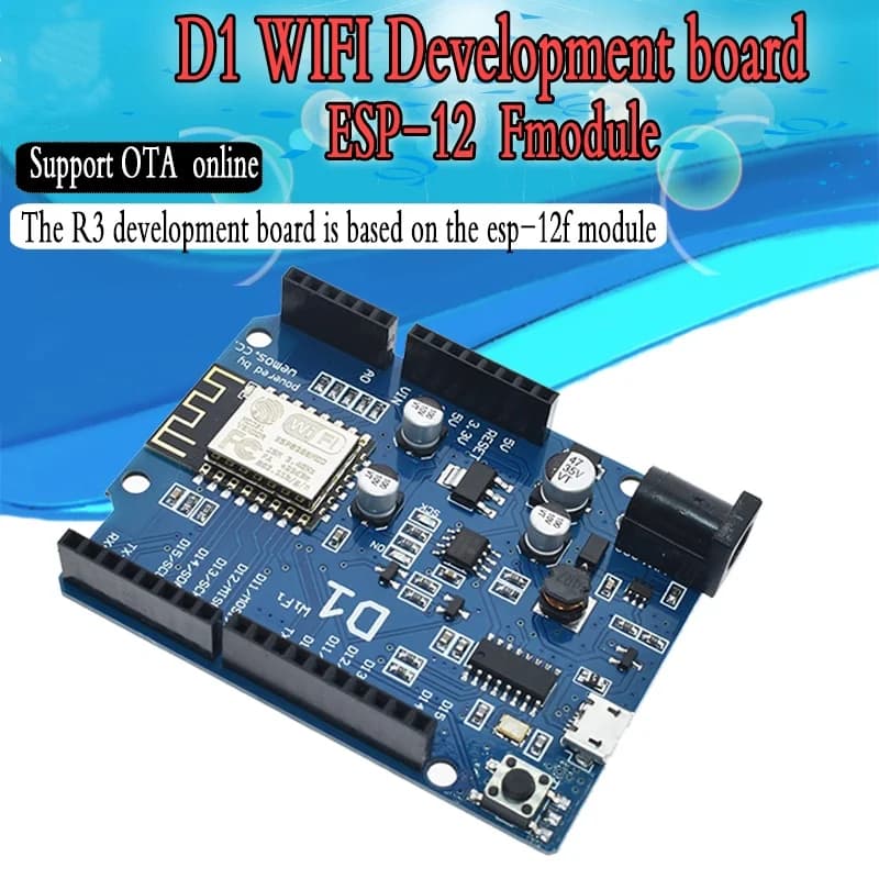 Elettronica intelligente ESP-12E D1 Scudo ESP8266 basato su uno WiFi per compatibile con Arduino