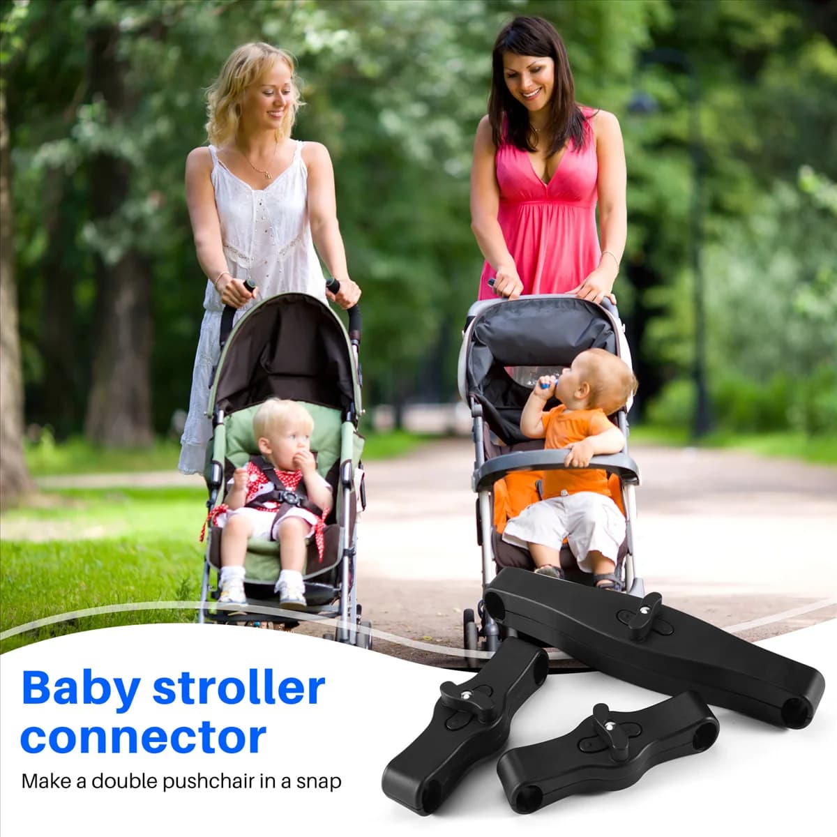Il nuovo accoppiatore da 3 pezzi per inserire i passeggini per l'adattatore del connettore del passeggino yoya del bambino rende YOYO nei gemelli del carrozzina