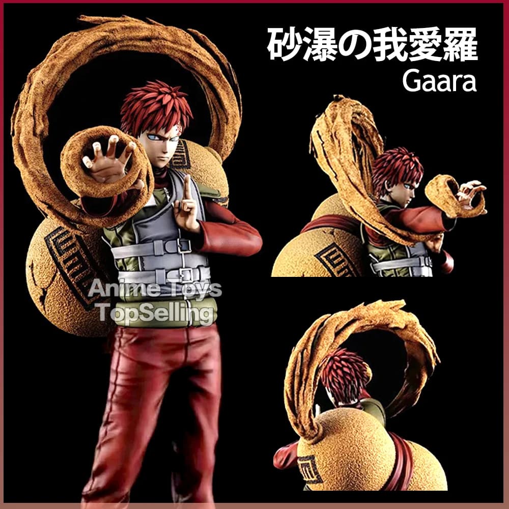 25-27 cm Anime Naruto Figure Gaara Action Figures Collezione di statue in PVC Modello Giocattoli Regali