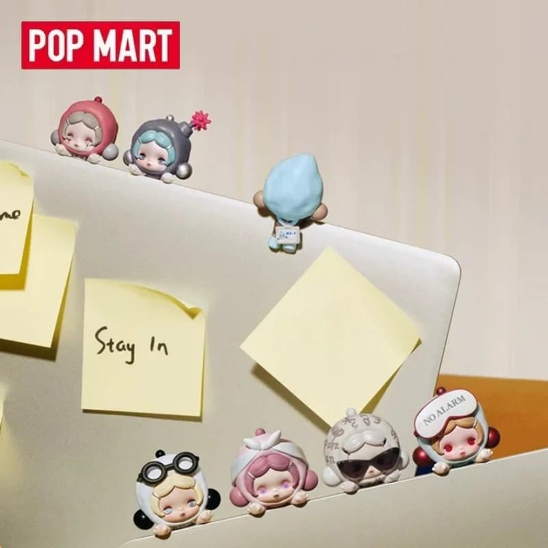 POPMART POP ATTACH SKULLPANDA Off Mode Series Mini Doll Blind Box Mystery Box Guess Bag Toys Doll Anime Figure Desktop Ornaments