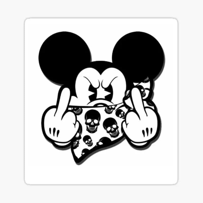 Adesivo per camera/bici/Pc, casco, Ect per Laptop Decor camera da letto auto Cute Cartoon Art valigia pubblica alla moda