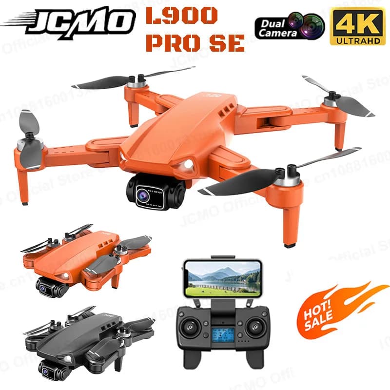 Drone GPS L900 SE con Doppia Fotocamera HD 4K, WiFi 5G, Quadricottero Pieghevole Brushless per Fotografia, Distanza RC 1,2 KM, Giocattolo Drone