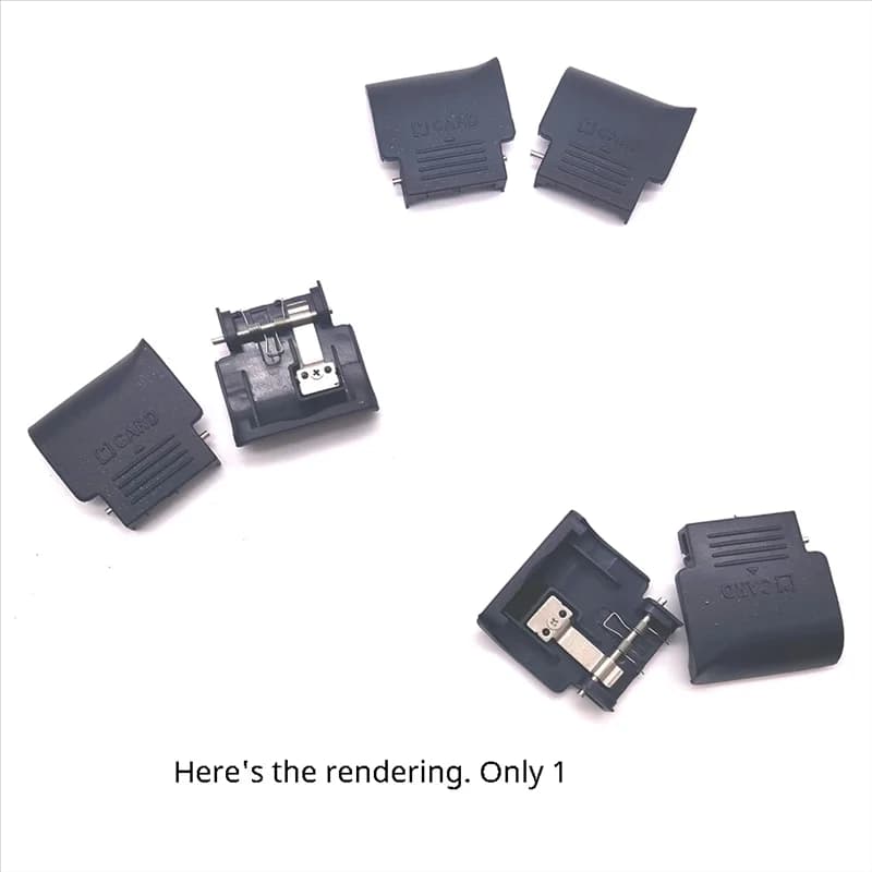 Y22A-Accessori di riparazione Componenti per Nikon D5100 Scheda di memoria SD Coperchio porta Parte fotocamera