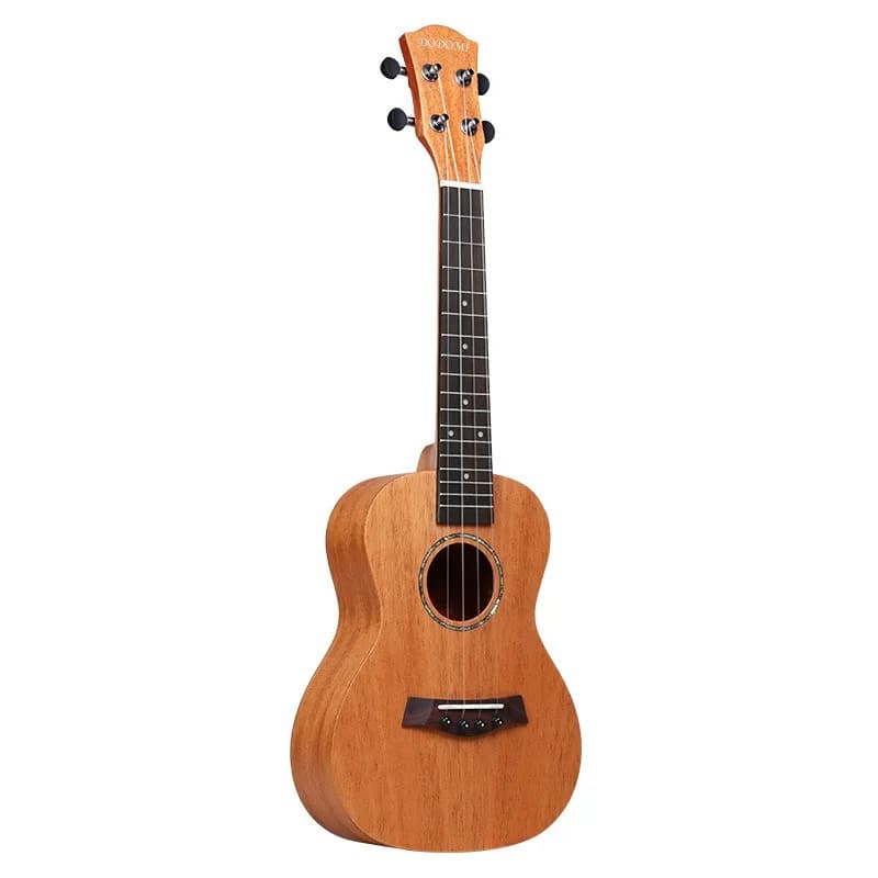 Ukulele 23-inch peach blossom core veneer electric box EQ model, beginner entry-level children's adult musical instrument