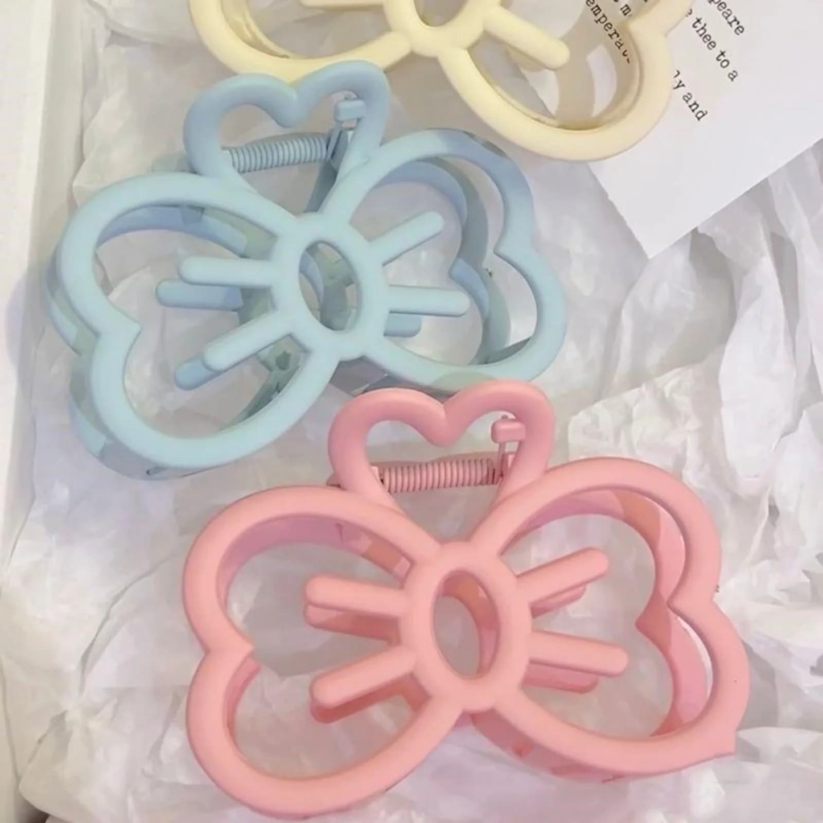 1PC nuovo colore della caramella gatto fiocco clip di capelli clip di plastica artiglio clip di moda granchio clip di capelli per ragazze dolce artiglio dei capelli accessori per capelli delle donne