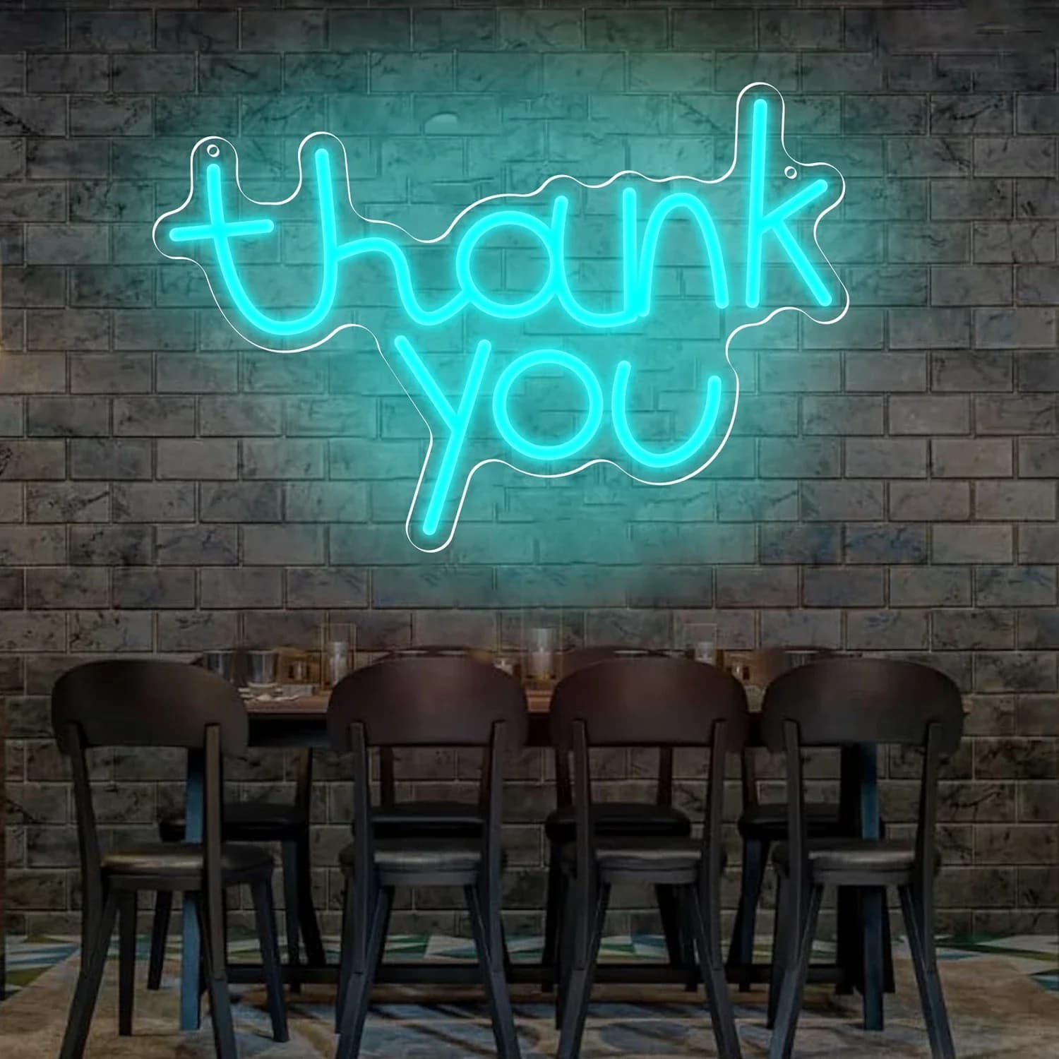 Insegna al Neon 'Grazie' Decorazione da Parete, Luce al Neon LED Dimmerabile Alimentata USB per Caffè, Ristoranti, Negozi, Matrimoni, Aule, Bar