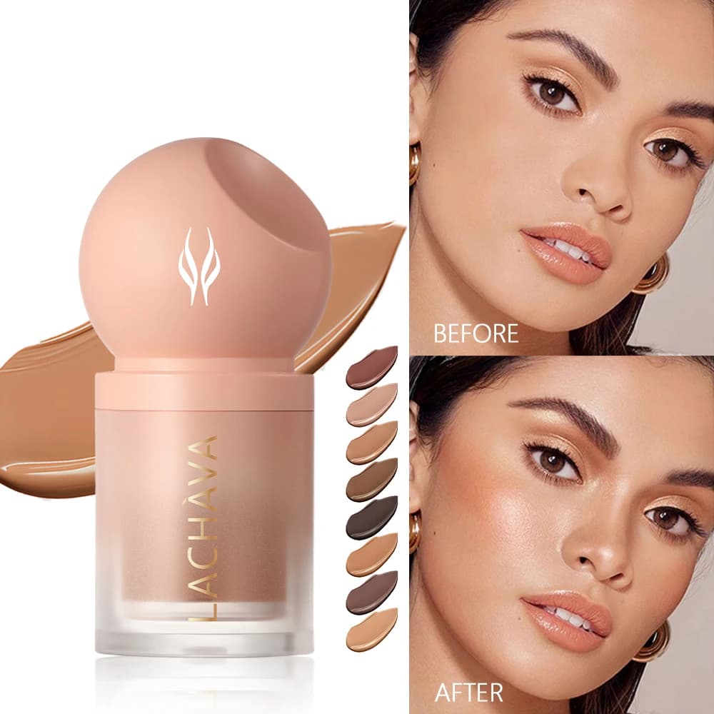 Stick Contorno Liquido, Crema Illuminante Viso, Penna Contorno a Lunga Durata, Effetto Opaco Naturale, Impermeabile, per Trucco Viso