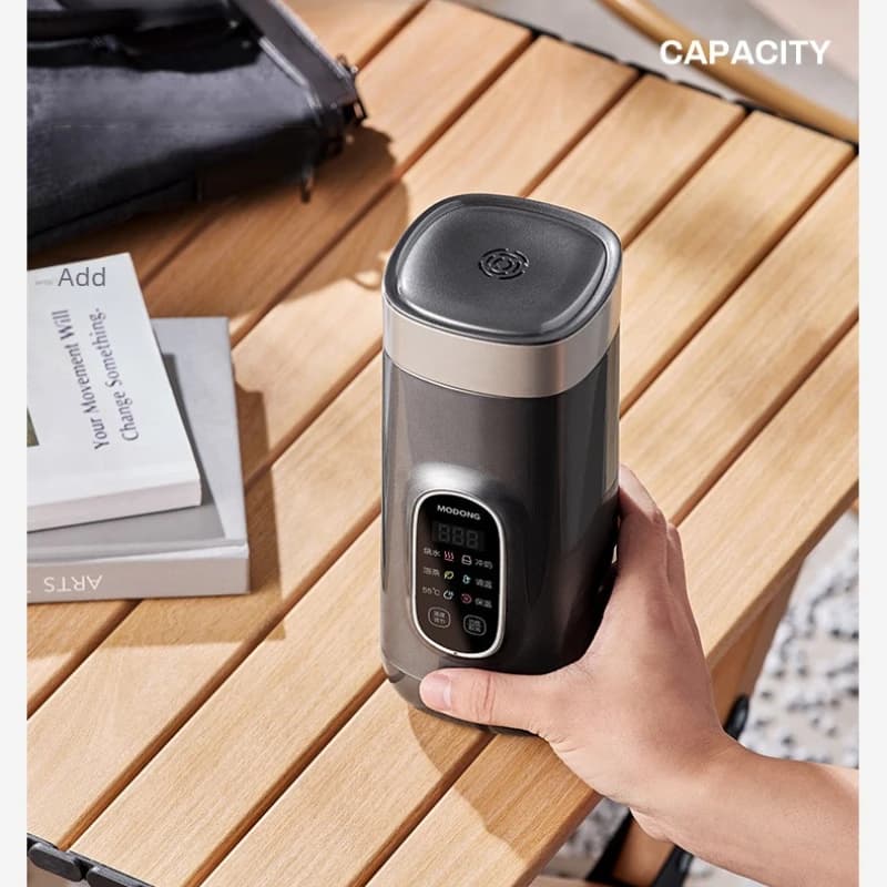 Titanium Travel Electric Kettle, Constant Temperature Heating Mug, Drop-Proof Fresh-Keeping Water Boiler for Home Office Travel
