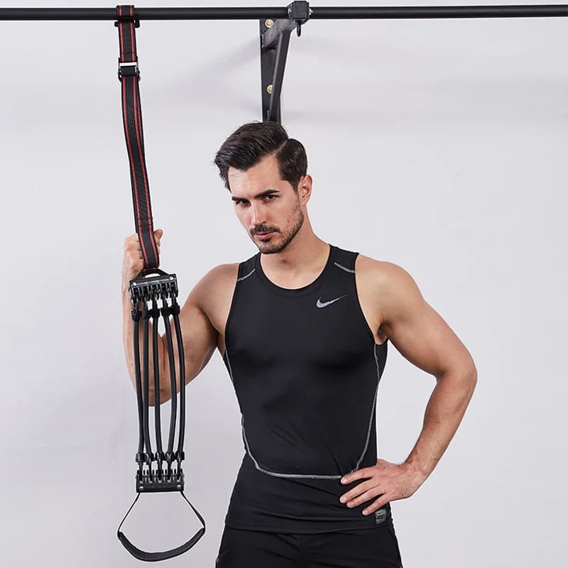 Sistema di fasce di assistenza per trazioni - Fasce di resistenza regolabili per palestra domestica e allenamento della forza centrale