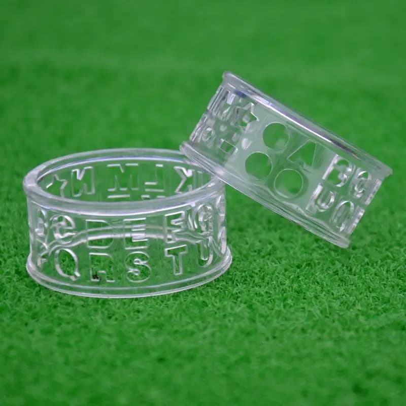 Custom Golf Ball Transparent Alphabet Marker Perfect for Creating Unique Player Monograms