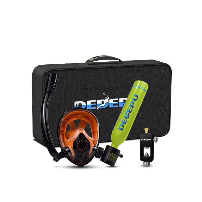 0.5Oxygen tank Gas tank Underwater mask Full face mask Spare fire equipment Snorkeling training breather